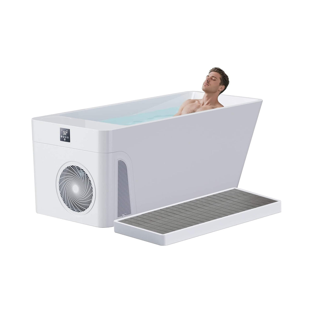 Smart Cold Plunge Tub With Built-In Water Chiller