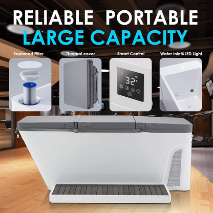 Smart Cold Plunge Tub With Built-In Water Chiller