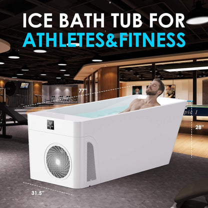 Smart Cold Plunge Tub With Built-In Water Chiller