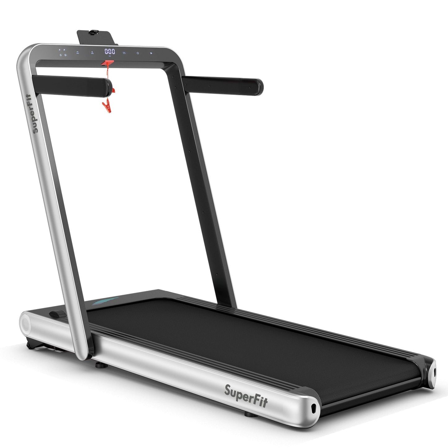 4.75HP 2-in-1 Folding Treadmill with Remote and App Control