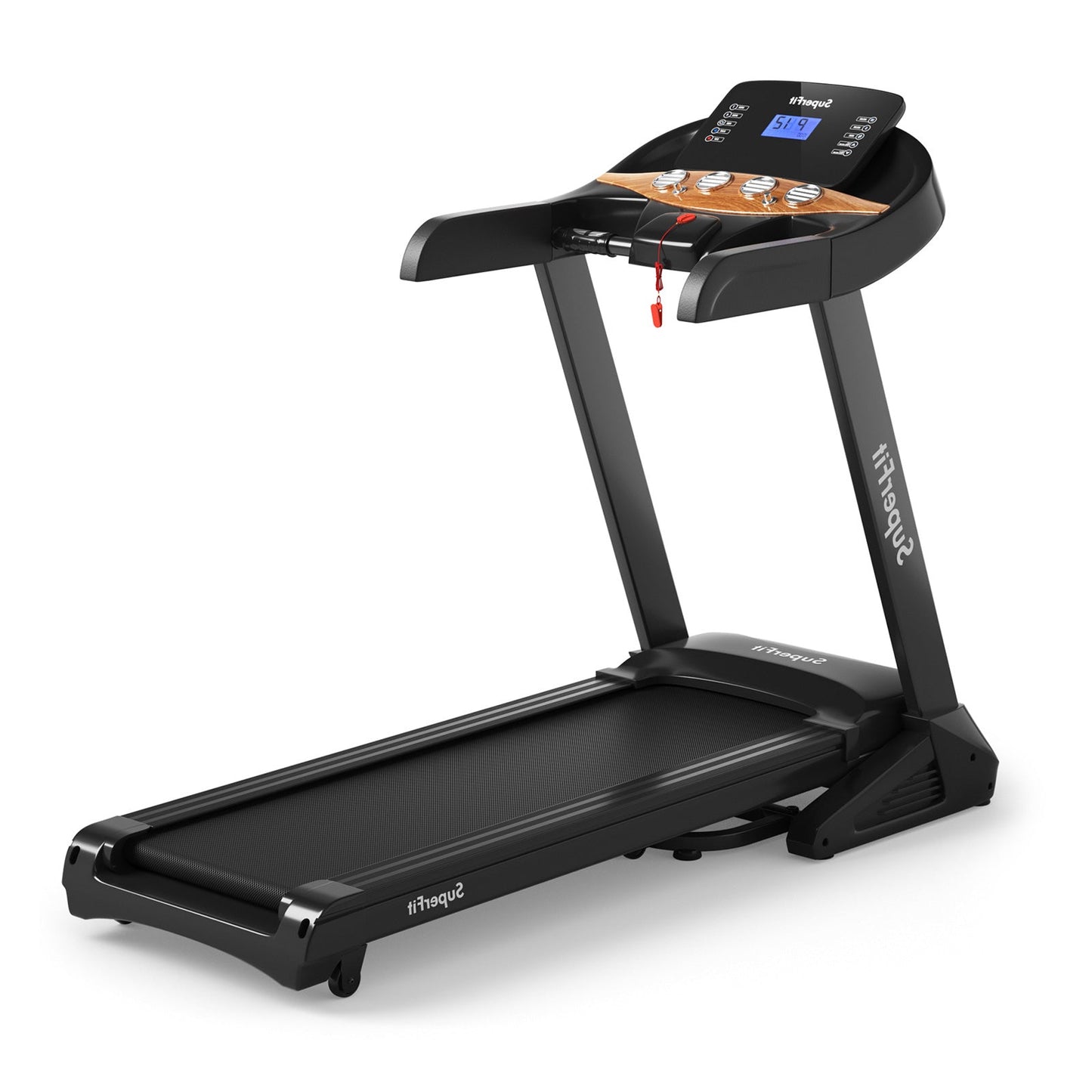 3.75HP Folding Treadmill with Auto Incline, 12 Programs & App Control