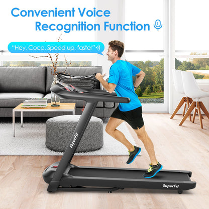 4.75HP Folding Treadmill | Preset Programs, Touch Screen & Auto Incline