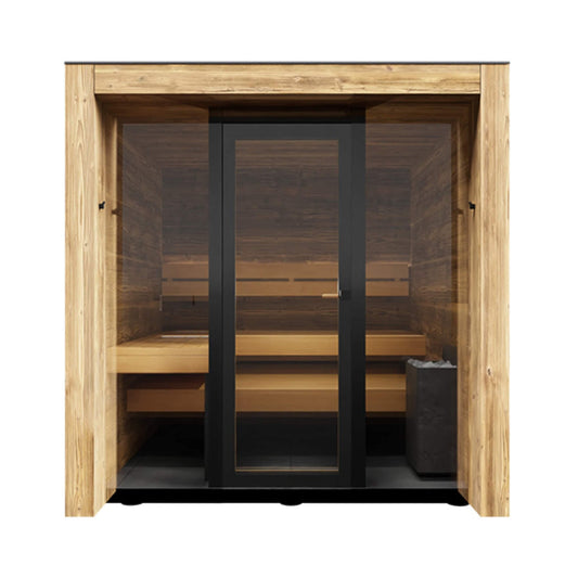 ThermaSol Fortis 4-Person Outdoor Sauna Cabin | Fully Assembled