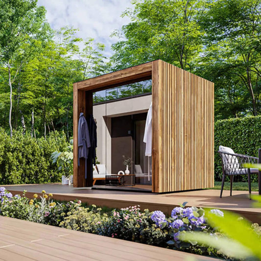 ThermaSol Fortis 4-Person Outdoor Sauna Cabin | Fully Assembled