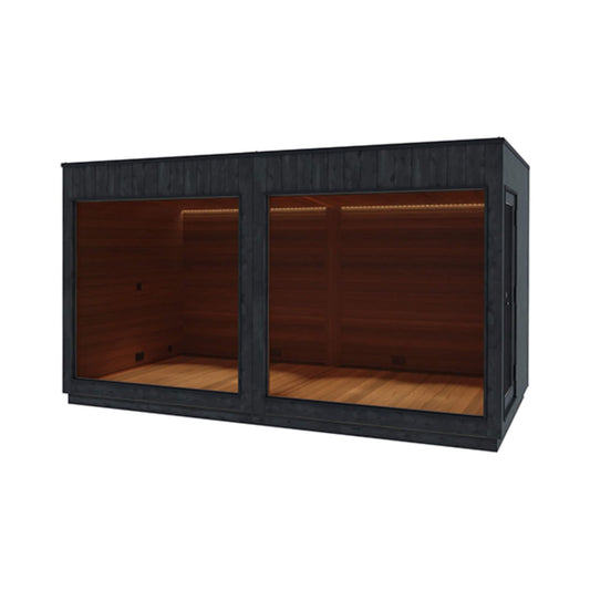 ThermaSol Nordic Misty XL Outdoor Sauna Lounge – 1-Entrance, Made-To-Order