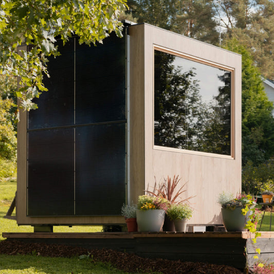 ThermaSol Solaris Outdoor Sauna Cabin | 2–5 Person | Solar-Powered | Fully Assembled