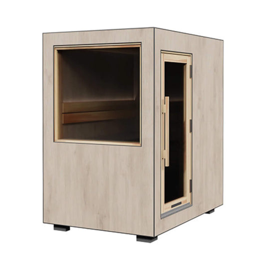 ThermaSol Solaris Outdoor Sauna Cabin | 2–5 Person | Solar-Powered | Fully Assembled