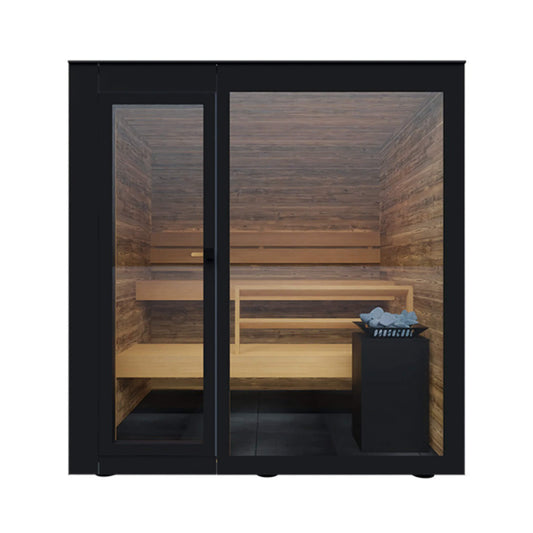 ThermaSol Spectra 4-Person Outdoor Sauna Cabin | Fully Assembled
