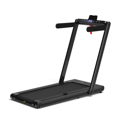 2-in-1 Folding Treadmill with Under-Desk Walking & Running Modes