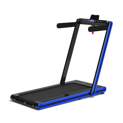 2-in-1 Folding Treadmill with Under-Desk Walking & Running Modes
