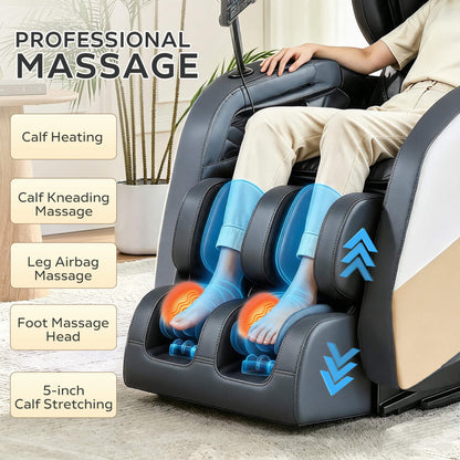 Synca Zero-Gravity Heated Massage Recliner Chair